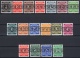 Bizone: 1948 Numeral Set Band Overprints MNH