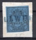 Oldenburg: 1852 Michel 2 IV Short Certificate