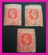 P2Ttq59 Fiji 1912/16 1d Shades CAM M $23