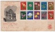 Macao: 1953 Definitive Issue Flowers FDC