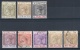 Gibraltar: 1885/98 Two Mostly Mint Sets