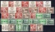 German Empire: 1936 Complete Run of MNH Se Tenants WHW