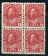 Canada #109 block 4   mint XF NH 