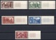 Saar: 1950 MNH Set Semi Postals Side Margin Pieces