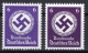 German Empire: 1942 Official 169 MNH in a and c colour