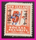 P2Ttr8 NZ 1955/6 5/- Social security Stamp 