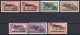 Memel: 1921 Mint/MNH Set Airmail Overprints