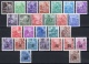 East Germany: 1953/1954 MNH Definitive Sets 5 Sear Plan